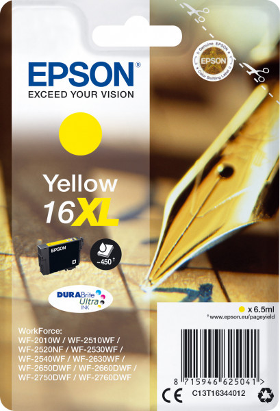 Epson 16XL [C13T16344012] HC gelb Tinte
