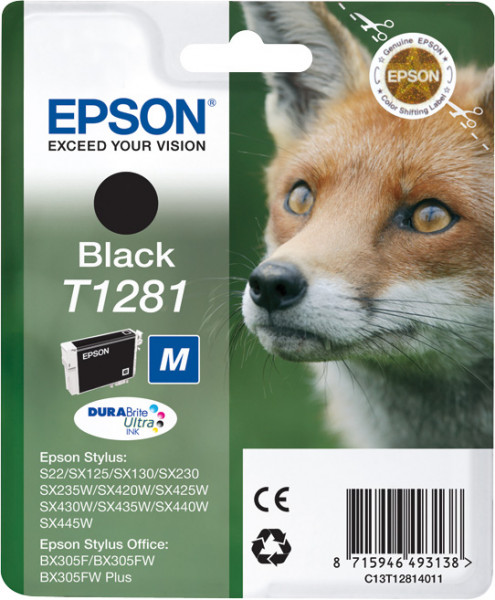 Epson T1281 [C13T12814012] schwarz Tinte