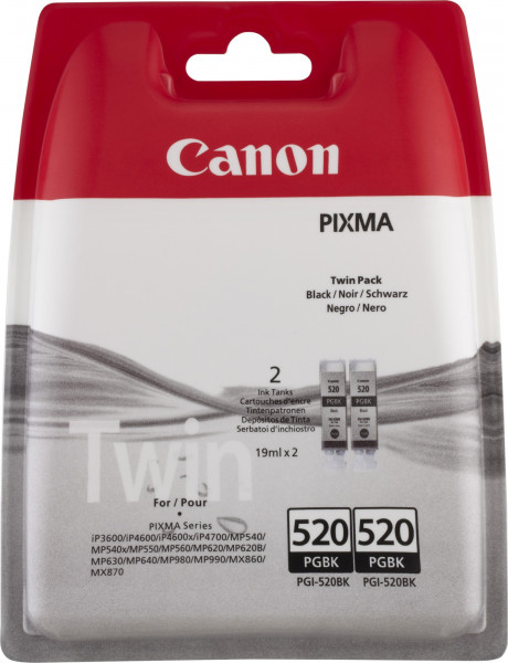 Canon PGI-520PA [2932B012] TwinPack (2x2932B001) black Tinte