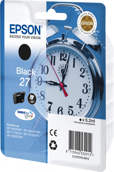 Epson 27 [C13T27014012] black Tinte