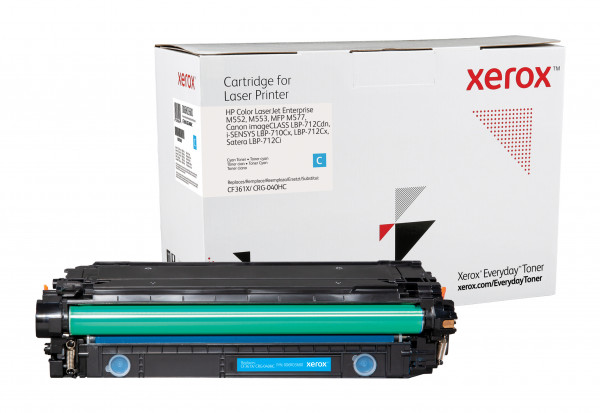 Toner f. HP Color LaserJet Enterprise M553 [w.CF361X] HC Nr.508X cyan (32)