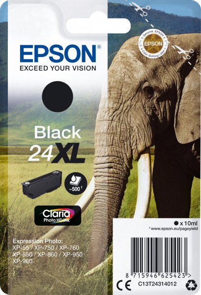 Epson 24XL [C13T24314012] HC black Tinte