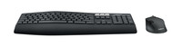 LOGITECH MK850 [920-008221] Tastatur+Maus schwarz, Wireless, Unifying
