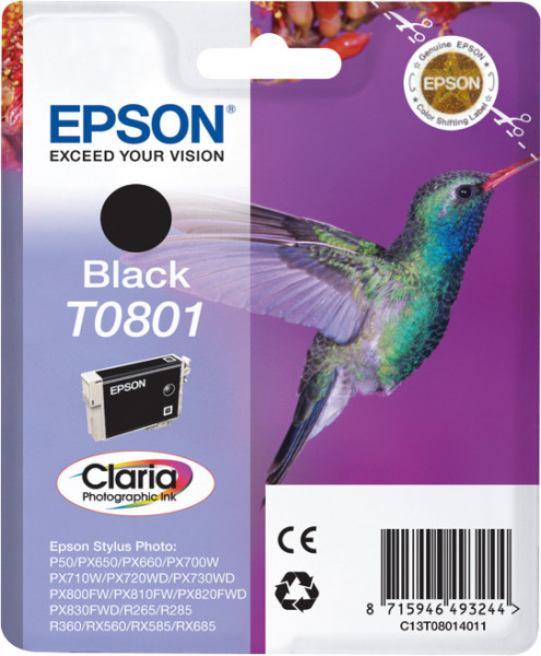 Epson T0801 [C13T08014011] black Tinte