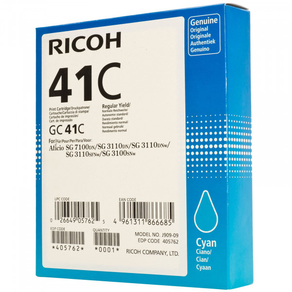 Ricoh [405762] [GC-41CH] HC cyan Tinte