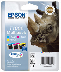 Epson T1006 [C13T10064010] MultiPack (T1002+T1003+T1004) cyan+magenta+gelb Tinte