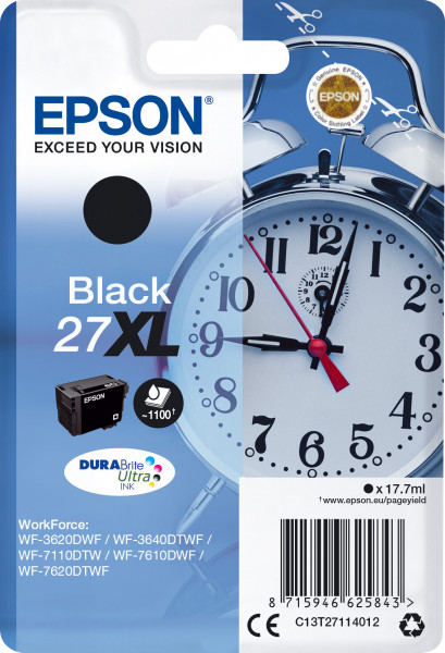 Epson 27XL [C13T27114012] HC schwarz Tinte