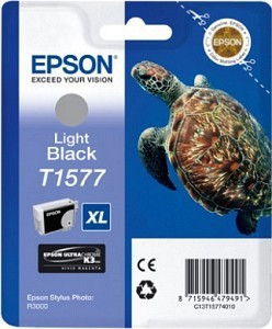 Tinte f. Epson Stylus Photo R3000 [T15774010] hell-black