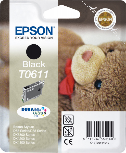 Epson T0611 [C13T06114010] black Tinte