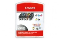 Canon CLI-8BK+PC+PM+R+G [0620B027] MultiPack (0620B001+0624B001+0625B001+0626B001+0627B001) black+photo-cyan+photo-magenta+red+green Tinte