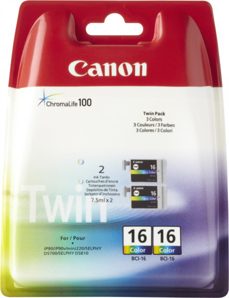 Canon BCI-16C [9818A002] TwinPack color Tinte