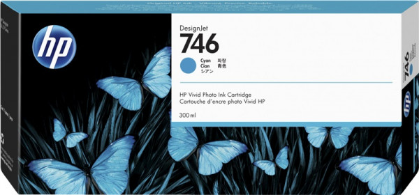 HP 746 [P2V80A] cyan Tinte