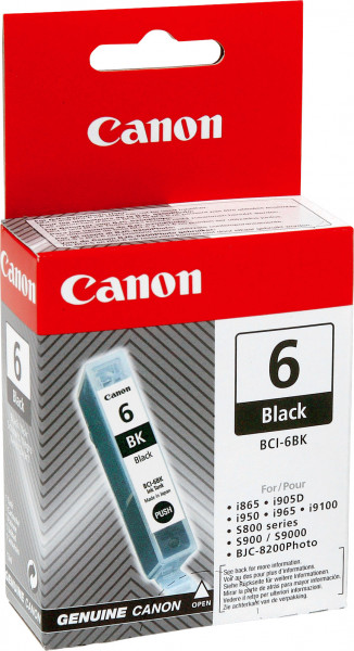 Canon BCI-6BK [4705A002] schwarz Tinte