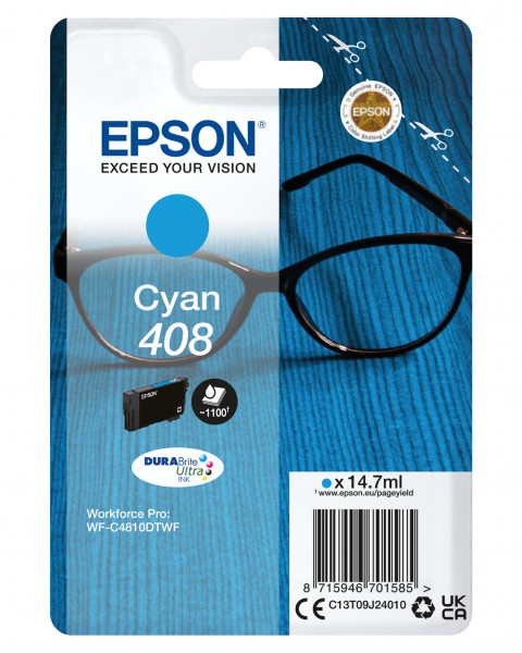 Tinte f. Epson WF-C4310DW [C13T09J24010] cyan
