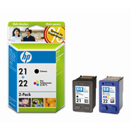 HP 21+22 [SD367A] MultiPack (C9351A+C9352A) black+color Tinte