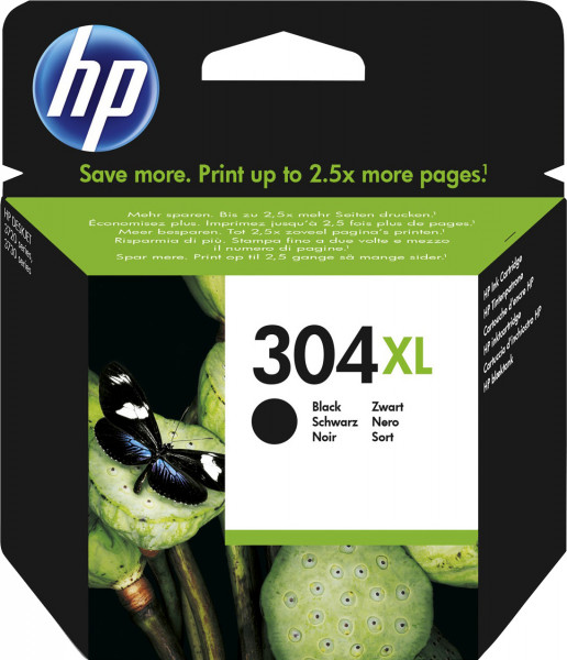 HP 304XL [N9K08A] HC black Tinte