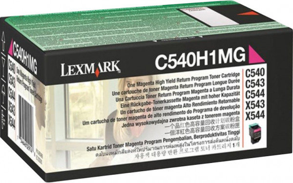 Lexmark [C540H1MG] HC magenta Toner