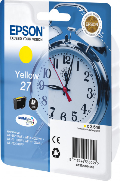 Epson 27 [C13T27044012] yellow Tinte