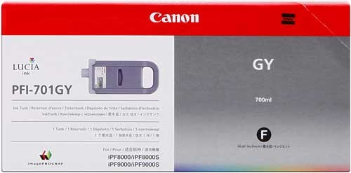 Canon PFI-701GY [0909B005] HC grey Tinte
