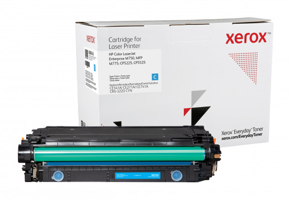 Toner f. HP Color LaserJet Enterprise MFP M775/CP5525 [w.CE341A/w.CE271A/w.CE741A] cyan (32)