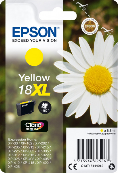 Epson 18XL [C13T18144012] HC gelb Tinte