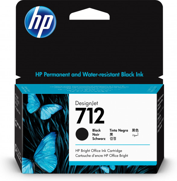 Tinte f. HP Designjet T230/T630 [3ED70A] Nr.712 black