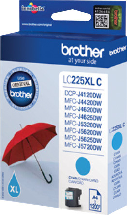 Brother [LC-225XLC] HC cyan Tinte