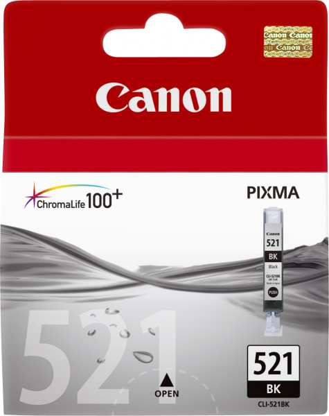 Canon CLI-521BK [2933B001] schwarz Tinte