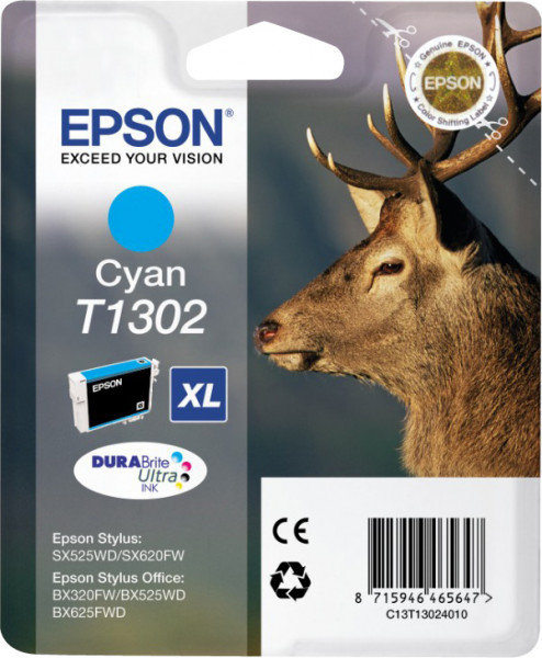 Epson T1302 [C13T13024012] cyan Tinte