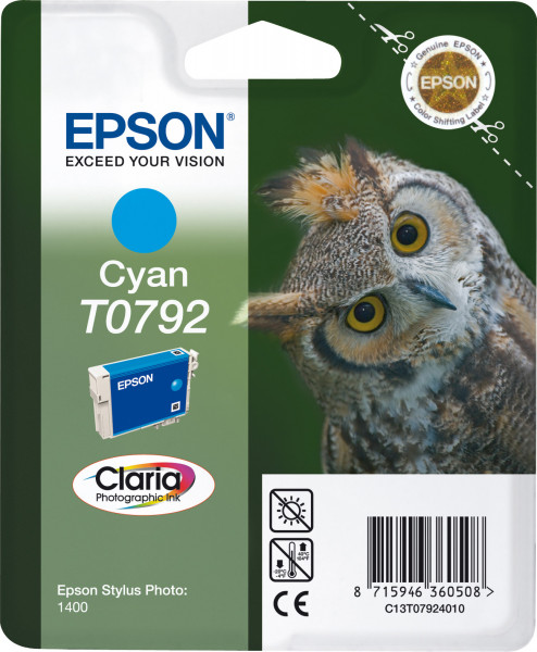 Epson T0792 [C13T07924010] cyan Tinte