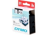 Dymo [S0720830] 19mm x 7m schwarz/weiß Schriftband