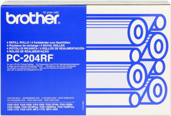 Brother [PC-204RF] 4er VE black Farbband