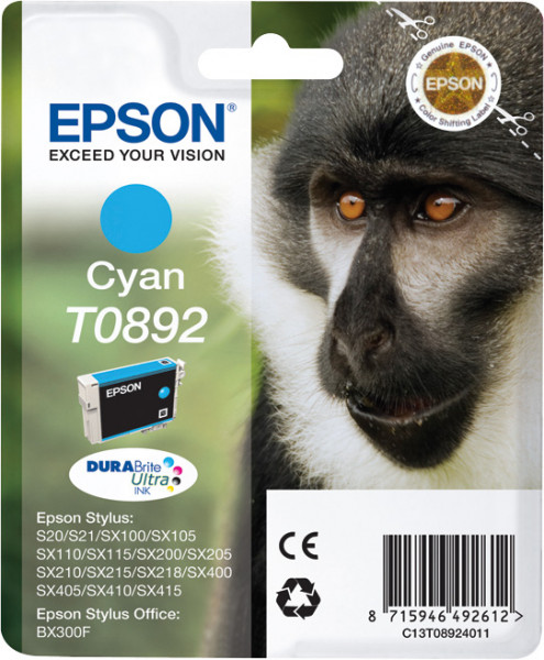 Epson T0892 [C13T08924011] cyan Tinte