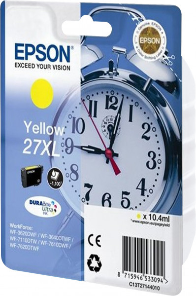 Epson 27XL [C13T27144012] HC gelb Tinte