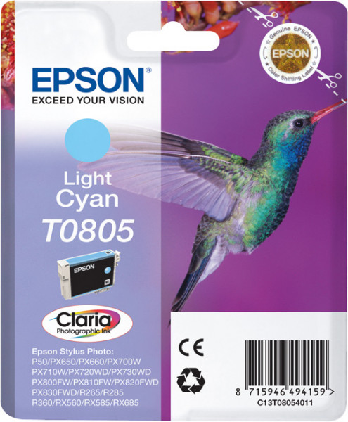 Epson T0805 [C13T08054011] hell-cyan Tinte
