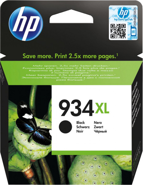 HP 934XL [C2P23A] HC black Tinte
