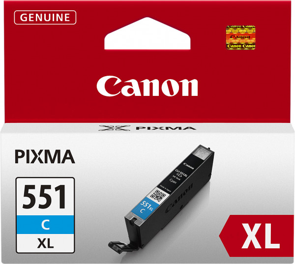 Canon CLI-551XLC [6444B001] HC cyan Tinte
