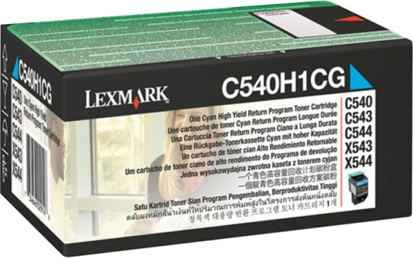 Lexmark [C540H1CG] HC cyan Toner