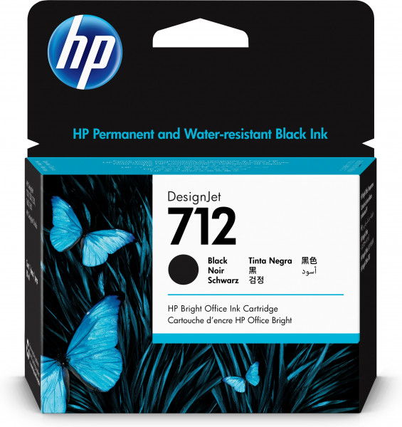 Tinte f. HP Designjet T230/T630 [3ED71A] Nr.712 HC black