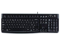 LOGITECH Tastatur K120 [920-002489] schwarz, USB, Retail